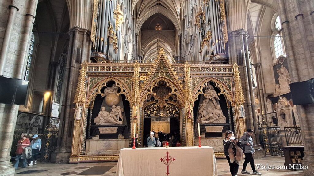 interior de la abadia de westminster
